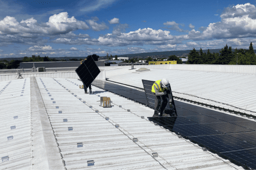 Photo toit plat projet Noé chez inoserv